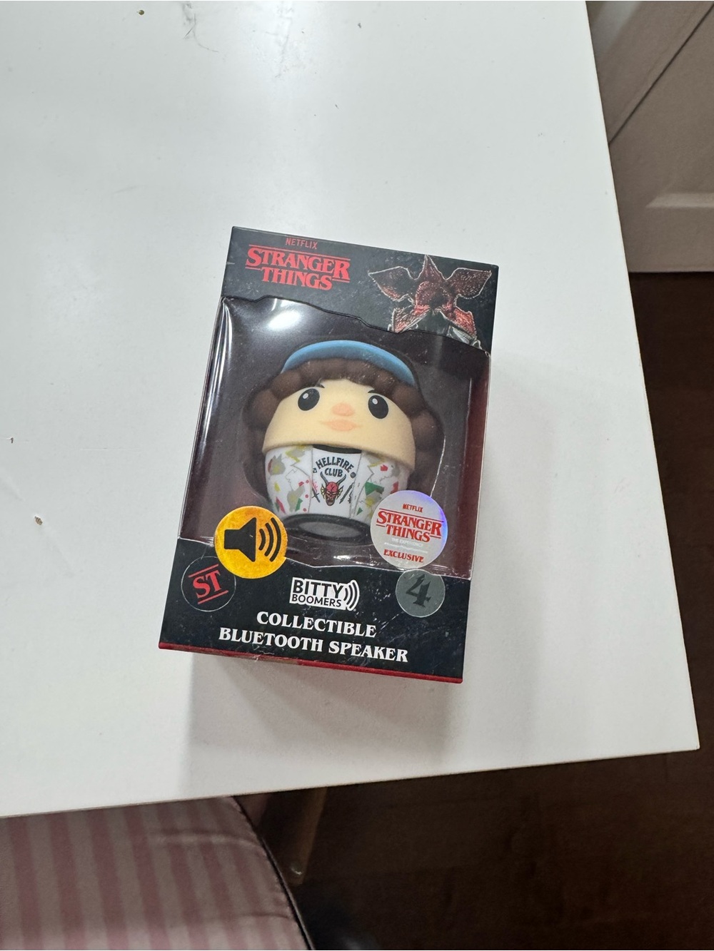 Stranger Things Bitty Boomers Collectible Bluetooth Speaker - Beige/Brown